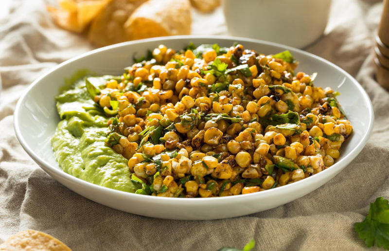 Fresh corn salsa Nacho ideas, Building nachos, How to make queso, Try blue corn tortilla chips, Make your own tortilla chips, Pineapple salsa, Fresh corn salsa