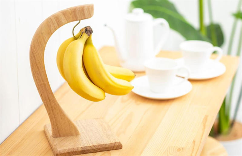 Ripen bananas slowly with a banana hanger 67. Give breadcrumbs extra flavour, 66. Improve a boxed cake mix, 65. Warm a knife for neat slicing, 64. Make French toast in the slow cooker, 63. Ripen bananas slowly with a banana hanger, 62. Make dressing with almost-empty jars, 61. Use overripe bananas for the best banana bread, 60. Use vegetable water in gravy, 59. Add nutritional yeast for a cheesy flavour, 58. Combine miso and butter for a flavour hit, 57. Make frozen coffee cubes, 56. Pair your pasta and sauce correctly, 55. Keep baked goods soft with a slice of bread, 54. Use ice cube trays to freeze leftover sauce, 53. Use an ice cream scoop for meatballs, 52. Add sugar to savoury dishes and salt to sweet, 51. Peel tomatoes like a pro, 50. Prep ahead for smoothies, 49. Apply baking soda to stained food storage containers, 48. Try the hedgehog mango trick, 47. Stop syrup sticking to your spoons, 46. Use carbonated drinks for lighter batter, 45. Be creative with ketchup, 44. Buy ovenproof storage containers, 43. Sweeten tomato sauce with a carrot, 42. Make and freeze breakfast burritos, 41. Bulk out sauces with lentils, 40. Mix it up with a mug omelette, 39. Blanch your vegetables, 38. Use orange juice in marinades, 37. Put pasta water to good use, 36. Add beetroot to brownies, 35. Use a cupcake tin for egg muffins, 34. Roast potatoes in mayonnaise, 33. Raise your mac 'n' cheese game with mustard, 32. Score meat skin, 31. Ditch the oven for mug cakes, 30. Freeze fresh ginger, 29. Massage kale, 28. Use bread to stop your sugar clumping, 27. Froth milk the easy way, 26. Say yes to soy sauce on popcorn, 25. Use the microwave to peel garlic, 24. Cook bacon in the microwave, 23. Stop soggy sandwiches, 22. Separate onions and potatoes, 21. Use the float test for eggs, 20. Transform cake fails, 19. Use bicarbonate of soda to tenderise meat, 18. Store herby butter in the freezer, 17. Reuse sauce bottles for pancakes, 16. Turn your peanut butter jar upside down, 15. Stop using boiling water for coffee, 14. Use a hand mixer for mashed potatoes, 13. Microwave pizza with water, 12. Grate butter for easy spreading, 11. Microwave lemons to get more juice, 10. Make hash browns in your waffle iron, 9. Use a wine bottle as a rolling pin, 8. Use mayonnaise for perfect toasties, 7. Revive old bread with water, 6. Use your microwave for baked potatoes, 5. Rescue burnt biscuits with a grater, 4. Salvage split Hollandaise, 3. Poach eggs in cling film, 2. Store herbs like flowers