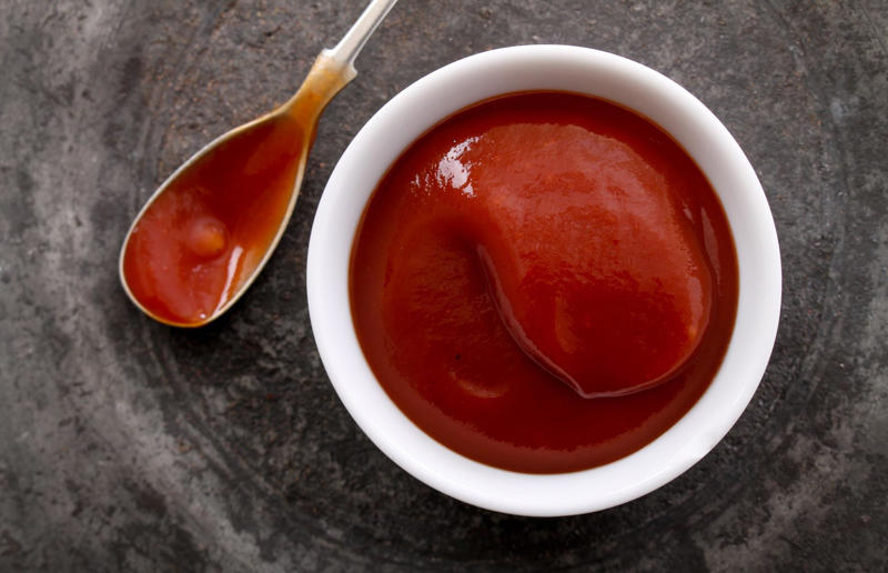 Be creative with ketchup 67. Give breadcrumbs extra flavour, 66. Improve a boxed cake mix, 65. Warm a knife for neat slicing, 64. Make French toast in the slow cooker, 63. Ripen bananas slowly with a banana hanger, 62. Make dressing with almost-empty jars, 61. Use overripe bananas for the best banana bread, 60. Use vegetable water in gravy, 59. Add nutritional yeast for a cheesy flavour, 58. Combine miso and butter for a flavour hit, 57. Make frozen coffee cubes, 56. Pair your pasta and sauce correctly, 55. Keep baked goods soft with a slice of bread, 54. Use ice cube trays to freeze leftover sauce, 53. Use an ice cream scoop for meatballs, 52. Add sugar to savoury dishes and salt to sweet, 51. Peel tomatoes like a pro, 50. Prep ahead for smoothies, 49. Apply baking soda to stained food storage containers, 48. Try the hedgehog mango trick, 47. Stop syrup sticking to your spoons, 46. Use carbonated drinks for lighter batter, 45. Be creative with ketchup, 44. Buy ovenproof storage containers, 43. Sweeten tomato sauce with a carrot, 42. Make and freeze breakfast burritos, 41. Bulk out sauces with lentils, 40. Mix it up with a mug omelette, 39. Blanch your vegetables, 38. Use orange juice in marinades, 37. Put pasta water to good use, 36. Add beetroot to brownies, 35. Use a cupcake tin for egg muffins, 34. Roast potatoes in mayonnaise, 33. Raise your mac 'n' cheese game with mustard, 32. Score meat skin, 31. Ditch the oven for mug cakes, 30. Freeze fresh ginger, 29. Massage kale, 28. Use bread to stop your sugar clumping, 27. Froth milk the easy way, 26. Say yes to soy sauce on popcorn, 25. Use the microwave to peel garlic, 24. Cook bacon in the microwave, 23. Stop soggy sandwiches, 22. Separate onions and potatoes, 21. Use the float test for eggs, 20. Transform cake fails, 19. Use bicarbonate of soda to tenderise meat, 18. Store herby butter in the freezer, 17. Reuse sauce bottles for pancakes, 16. Turn your peanut butter jar upside down, 15. Stop using boiling water for coffee, 14. Use a hand mixer for mashed potatoes, 13. Microwave pizza with water, 12. Grate butter for easy spreading, 11. Microwave lemons to get more juice, 10. Make hash browns in your waffle iron, 9. Use a wine bottle as a rolling pin, 8. Use mayonnaise for perfect toasties, 7. Revive old bread with water, 6. Use your microwave for baked potatoes, 5. Rescue burnt biscuits with a grater, 4. Salvage split Hollandaise, 3. Poach eggs in cling film, 2. Store herbs like flowers
