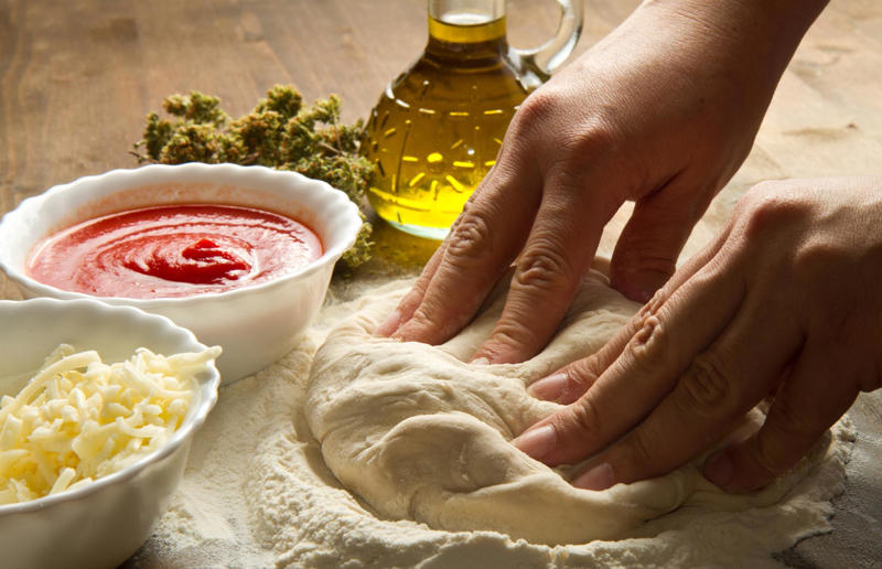 Making dough Pizza perfection, The best flour to use, Making dough, Rolling out the dough, Sauce: fresh tomatoes, Sauce: tinned tomatoes, Sauce: passata, Cheese: block mozzarella, How to achieve the crispy base, Getting pizza into a hot oven, Invest in a pizza cutter, Roman pizza, Stromboli, Pizza bianca, Four cheese pizza