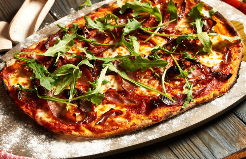 Roman pizza Pizza perfection, The best flour to use, Making dough, Rolling out the dough, Sauce: fresh tomatoes, Sauce: tinned tomatoes, Sauce: passata, Cheese: block mozzarella, How to achieve the crispy base, Getting pizza into a hot oven, Invest in a pizza cutter, Roman pizza, Stromboli, Pizza bianca, Four cheese pizza