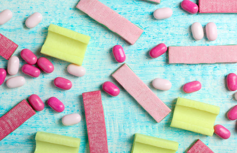 Don’t chew gum in case you accidentally swallow it Healthy eating myths, debunked, Myth: there's a right way to eat, Myth: your 'five a day' is based on hard science, Myth: chocolate gives you spots, Myth: you shouldn't chew (or swallow) gum, Myth: spinach is the ultimate iron powerhouse, Myth: coffee is bad for you, Myth: sugar makes kids hyperactive, Myth: sugar is the main cause of type 2 diabetes, Myth: some cookies contain plasticisers to keep them soft, Myth: MSG is an unhealthy food additive, Myth: there are no plant sources of vitamin D, Myth: plant-based milk alternatives are healthier, Myth: canned food is less nutritious, Myth: frozen fruits and vegetables aren’t as good for you, Myth: oranges are the best source of vitamin C, Myth: white bread is bad for you