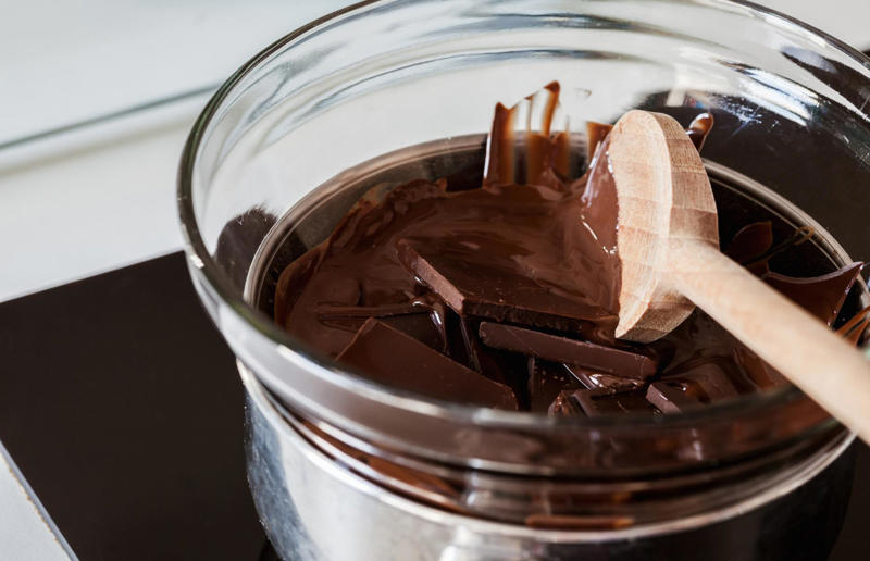 Melt chocolate over a pan of water 46. Use lard for perfect pastry, 45. Make soda bread if you need something speedy, 44. Use a wooden spoon, 43. Roast potatoes in hot fat, 42. Use leftover pastry for cheese straws, 41. Keep your vegetable scraps, 40. Don't cook fresh herbs, 39. Never boil stew, soup or stock, 38. Use cheese ends in mac ’n’ cheese, 37. Cook your pasta in stock, 36. Try flour for the crispiest bacon, 35. Transfer sugar into airtight containers, 34. Don’t overdo the cheese, 33. Separate the eggs for fluffy flannel cakes, 32. Cook bruised apples in pies, 31. Slice sprouting stems from garlic, 30. Top dishes with crushed crisps, 29. Embrace instant mash, 28. Keep butter in a butter dish, 27. Don’t ditch your stale bread, 26. Bake with room-temperature eggs, 25. Line cake tins to prevent sticking, 24. Use buttermilk to brine fried chicken, 23. Let cheesecake cool in the oven, 22. Melt chocolate over a pan of water, 21. Keep food warm in the oven, 20. Add bread to your sugar jar, 19. Grow your own herbs, tomatoes and chillies, 18. Save chicken bones for stock, 17. Keep records, 16. Make your own jams and chutneys, 15. Add more of what you need, 14. Weigh your eggs for the perfect sponge, 13. Roll lemons before squeezing, 12. Get some colour on meat, 11. Add vegetables towards the end of a stew, 10. Sift air into cakes, 9. Thicken sauces with cornflour, 8. Skim fat off the top, 7. Dry chicken to help it brown, 6. Invest in a cast iron pan, 5. Use juices from meat to make gravy, 4. Serve food on hot plates, 3. What grows together, goes together, 2. Save your fat