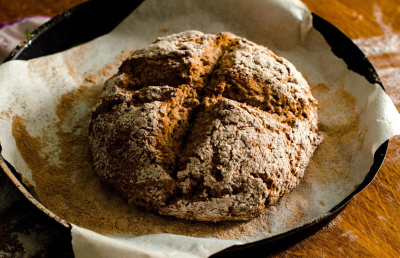 Make soda bread if you need something speedy 46. Use lard for perfect pastry, 45. Make soda bread if you need something speedy, 44. Use a wooden spoon, 43. Roast potatoes in hot fat, 42. Use leftover pastry for cheese straws, 41. Keep your vegetable scraps, 40. Don't cook fresh herbs, 39. Never boil stew, soup or stock, 38. Use cheese ends in mac ’n’ cheese, 37. Cook your pasta in stock, 36. Try flour for the crispiest bacon, 35. Transfer sugar into airtight containers, 34. Don’t overdo the cheese, 33. Separate the eggs for fluffy flannel cakes, 32. Cook bruised apples in pies, 31. Slice sprouting stems from garlic, 30. Top dishes with crushed crisps, 29. Embrace instant mash, 28. Keep butter in a butter dish, 27. Don’t ditch your stale bread, 26. Bake with room-temperature eggs, 25. Line cake tins to prevent sticking, 24. Use buttermilk to brine fried chicken, 23. Let cheesecake cool in the oven, 22. Melt chocolate over a pan of water, 21. Keep food warm in the oven, 20. Add bread to your sugar jar, 19. Grow your own herbs, tomatoes and chillies, 18. Save chicken bones for stock, 17. Keep records, 16. Make your own jams and chutneys, 15. Add more of what you need, 14. Weigh your eggs for the perfect sponge, 13. Roll lemons before squeezing, 12. Get some colour on meat, 11. Add vegetables towards the end of a stew, 10. Sift air into cakes, 9. Thicken sauces with cornflour, 8. Skim fat off the top, 7. Dry chicken to help it brown, 6. Invest in a cast iron pan, 5. Use juices from meat to make gravy, 4. Serve food on hot plates, 3. What grows together, goes together, 2. Save your fat