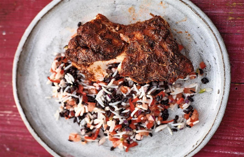 Ridiculously good rice recipes, Arancini, Bibimbap, Maqloubeh with aubergines and peppers, Stir-fried runner beans with holy basil, Jerk haddock and jollof rice salad, Butternut squash risotto, Cavolo nero biryani, Slow-cooked lamb shoulder with spiced rice, Prawn and cabbage fried rice, Stuffed aubergines