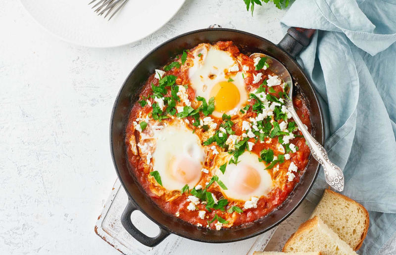 90. Peri peri chicken, Mozambique, 89. Sauerbraten, Germany, 88. Massaman, Thailand, 87. Spanakopita, Cyprus and Greece, 86. Cassoulet, France, 85. Banitsa, Bulgaria, 84. Barramundi, Australia, 83. Pastel de choclo, Chile, 82. Mole, Mexico, 81. Borscht, Ukraine, 80. Plov, Uzbekistan, 79. Bunny chow, South Africa, 78. Käsespätzle/ Käsknöpfle, Central Europe, 77. Chicken rice, Singapore, 76. Adobo, Philippines, 75. Rösti, Switzerland, 74. Falafel, Middle East, 73. Hoppers, Sri Lanka, 72. Nasi lemak, Malaysia, 71. Pupusa, El Salvador, 70. Beef rendang, Indonesia, 69. Tortilla de patatas, Spain, 68. French onion soup, France, 67. Colcannon, Ireland, 66. Bobotie, South Africa, 65. Haggis, Scotland, 64. Tamales, Central and South America, 63. Wiener schnitzel, Austria, 62. Feijoada, Brazil, 61. Souvlaki, Greece, 60. Laksa, Malaysia, 59. Clam chowder, USA, 58. Raclette, Switzerland, 57. Smørrebrød, Denmark, 56. Jollof rice, West Africa, 55. Poutine, Canada, 54. Goulash, Hungary, 53. Pho, Vietnam, 52. Biryani, India, 51. Arepa, Colombia and Venezuela, 50. Shawarma, Middle East, 49. Beef stroganoff, Russia, 48. Som tam, Laos, 47. Cacio e pepe, Italy, 46. Bouillabaisse, France, 45. Khachapuri, Georgia, 44. Ceviche, Peru, 43. Quesadilla, Mexico, 42. Masala dosa, India, 41. Moules frites, Belgium, 40. Köttbullar, Sweden, 39. Welsh rarebit, Wales, 38. Pierogi, Poland, 37. Poke, USA, 36. Tagine, Morocco, 35. Dim sum, China, 34. Gumbo, USA, 33. Kebab, Turkey, 32. Jerk chicken, Jamaica, 31. Singapore noodles, Hong Kong, 30. Asado, Argentina, 29. Beef Wellington, England, 28. Moussaka, Greece, 27. Tahdig, Iran, 26. Murgh makhani, India, 25. Gnocchi, Italy, 24. Sushi, Japan, 23. Texas-style barbecue, USA, 22. Fish and chips, UK, 21. Carbonara, Italy, 20. Tom yum soup, Thailand, 19. Cataplana, Portugal, 18. Mezze, Middle East, 17. Pad Thai, Thailand, 16. Steak frites, France, 15. Shakshuka, Middle East, 14. Tapas, Spain, 13. Gua bao, Taiwan, 12. Boeuf bourguignon, France, 11. Peking duck, China, 10. Chicken parmigiana, USA, 9. Bibimbap, South Korea, 8. Paella, Spain, 7. Tacos, Mexico, 6. Southern fried chicken, USA, 5. Sausage and mash, UK, 4. Ragù alla Bolognese, Italy, 3. Ramen, Japan, 2. Hamburger, USA