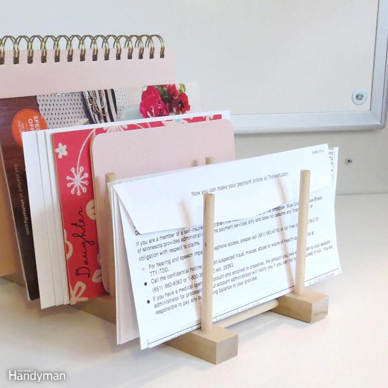 Organize Paperwork with a Pot Lid Holder Chain Compass, use gutters for tool organization, Oil-Bottle Hardware Tote, Pie Plate Storage Pockets, Use Soft Socks to Clean Blinds, Window Shutter, Chicken Wire Divider, Furniture-Quality Divider, Time for a New End Table, Gutter Garden, Supplies Storage, Tablet Case, New Life for Broken Shop Vacuums, Organize Paperwork with a Pot Lid Holder