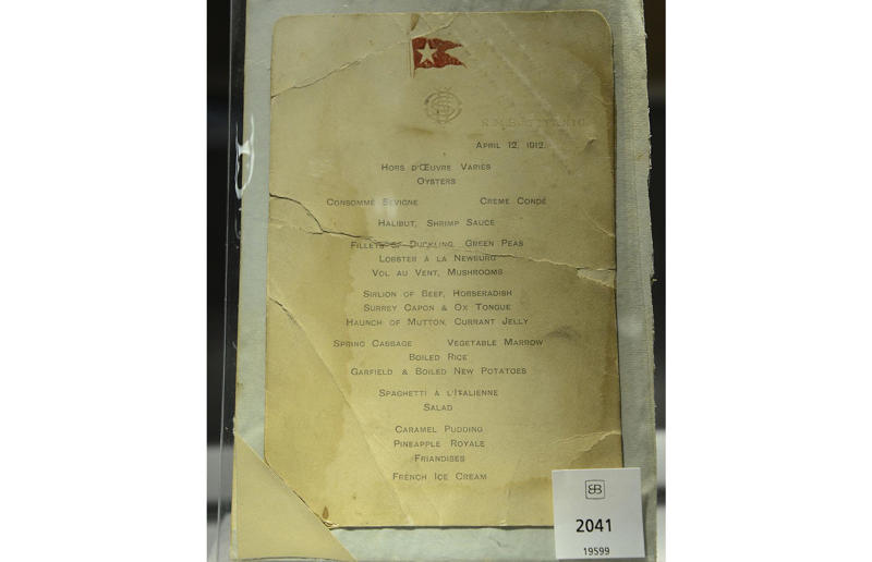 Titanic menus are worth a fortune today Menus from the most fateful voyage in history, A rare piece of menu memorabilia, A first-class feast, Why are we so fascinated?, Titanic provisions: what food came onboard, Life for third-class passengers, Dining in third-class, A third-class breakfast, A third-class lunch, Tea and supper, The last meals eaten by third-class passengers, Life for second-class passengers, Dining in second-class, A second-class breakfast, A second-class lunch, The last meal eaten by second-class passengers, Life for first-class passengers, Dining in first class, A first-class breakfast, A first-class lunch, The last meal eaten by first-class passengers, Titanic menus are worth a fortune today, A grand commemoration dinner, Taste the Titanic's cuisine today, Still intrigued? Read more…