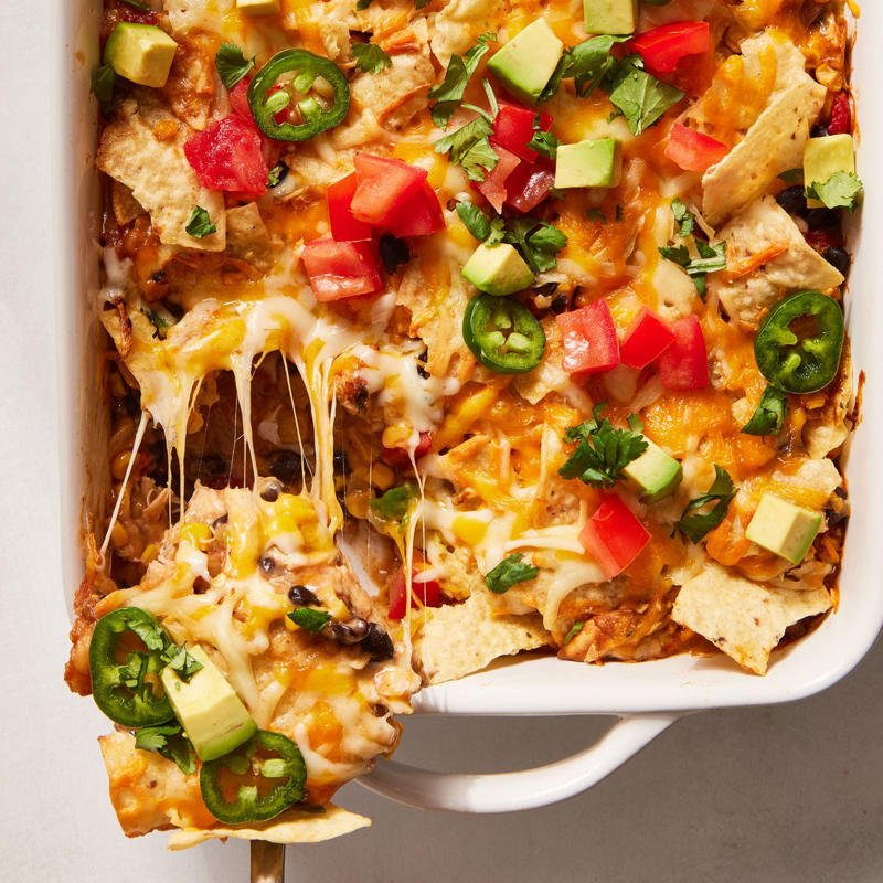 Chicken Spaghetti, Chicken Fajita Casserole, Creamy Chicken Spanakopita Bake, Chicken & Broccoli Casserole, Marry Me Lasagna, Garlic Bread-Topped Chicken Pot Pie, Ritz Cracker Chicken Casserole, Mexican Chicken Casserole, Buffalo Chicken & Rice Casserole, Chicken Nugget Parm Casserole, Caprese Chicken & Polenta Bake, Chicken Pot Pie Casserole, Enchilada Casserole, Chicken and Rice Casserole, Chicken and Mushroom White Lasagna