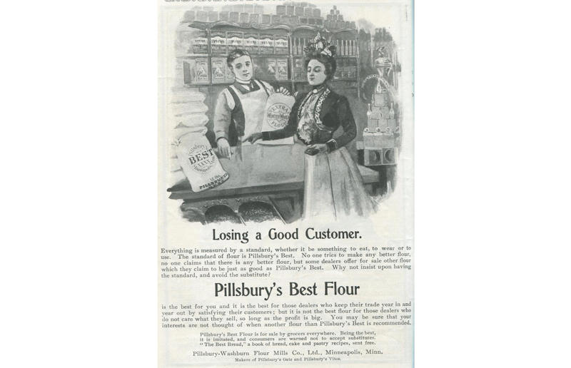 Pillsbury 23. Vegemite, 22. Haribo, 21. French’s Mustard, 20. Kraft, 19. Lurpak, 18. Hershey's, 17. Carnation, 16. Kellogg’s, 15. Oscar Mayer, 14. Lyle’s Golden Syrup, 13. Barilla, 12. Quaker Oats, 11. Campbell's, 10. Pillsbury, 9. Heinz, 8. Dr. Oetker, 7. Maggi, 6. Tabasco, 5. Lindt, 4. Knorr, 3. Lea & Perrins, 2. Cadbury, 1. Maille