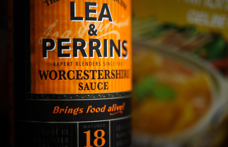 Lea & Perrins 23. Vegemite, 22. Haribo, 21. French’s Mustard, 20. Kraft, 19. Lurpak, 18. Hershey's, 17. Carnation, 16. Kellogg’s, 15. Oscar Mayer, 14. Lyle’s Golden Syrup, 13. Barilla, 12. Quaker Oats, 11. Campbell's, 10. Pillsbury, 9. Heinz, 8. Dr. Oetker, 7. Maggi, 6. Tabasco, 5. Lindt, 4. Knorr, 3. Lea & Perrins, 2. Cadbury, 1. Maille