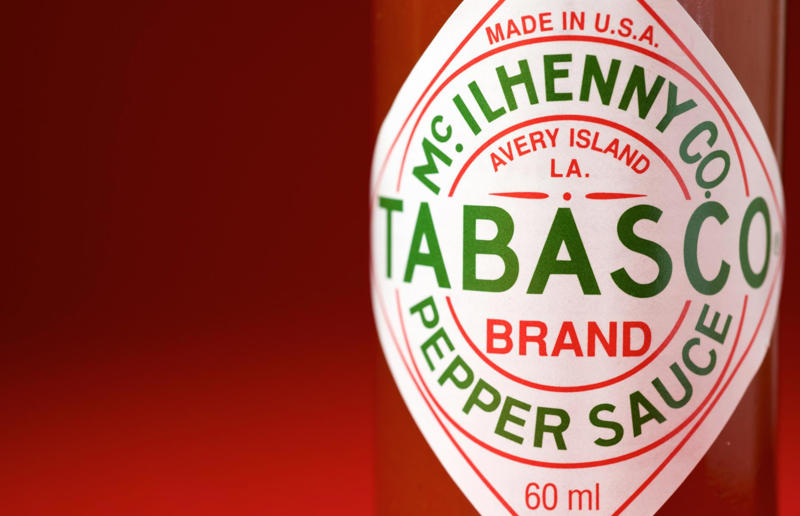 Tabasco 23. Vegemite, 22. Haribo, 21. French’s Mustard, 20. Kraft, 19. Lurpak, 18. Hershey's, 17. Carnation, 16. Kellogg’s, 15. Oscar Mayer, 14. Lyle’s Golden Syrup, 13. Barilla, 12. Quaker Oats, 11. Campbell's, 10. Pillsbury, 9. Heinz, 8. Dr. Oetker, 7. Maggi, 6. Tabasco, 5. Lindt, 4. Knorr, 3. Lea & Perrins, 2. Cadbury, 1. Maille