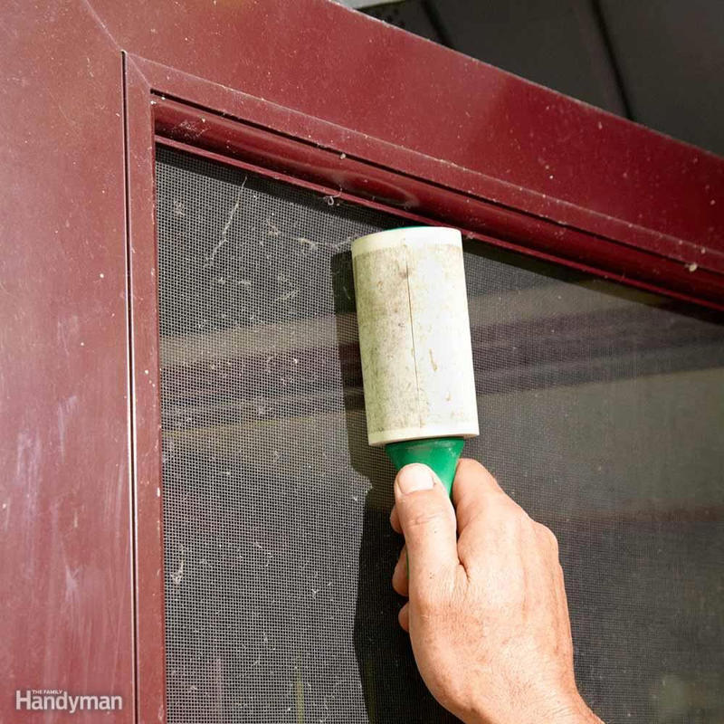 Defuzz Your Window Screens