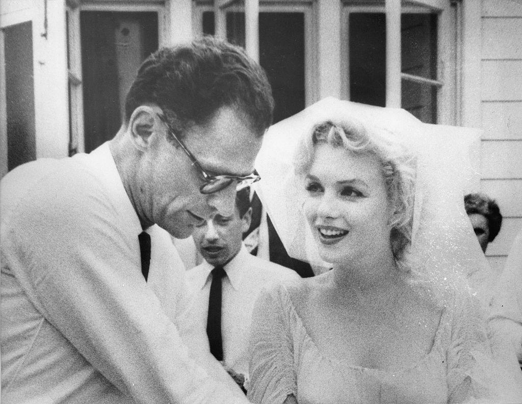 1956: Arthur Miller and Marilyn Monroe 1930: Dolores del Río and Cedric Gibbons, 1934: Ginger Rogers and Lew Ayres, 1937: Ingrid Bergman and Petter Lindstrom, 1943: Jean-Pierre Aumont and Maria Montez, 1944: Bill Robinson and Elaine Plaines, 1945: Humphrey Bogart and Lauren Bacall, 1945: Shirley Temple and John Agar, 1945: Judy Garland and Vincente Minnelli, 1945: Bette Davis and William Grant Sherry, 1946: Jackie Robinson and Rachel Isum, 1947: Josephine Baker and Jo Bouillon, 1947: Carmen Miranda and David Alfred Sebastian, 1948: Nat King Cole and Maria Hawkins, 1949: Prince Aly Khan and Rita Hayworth, 1949: Lucille Ball and Desi Arnaz, 1950: Conrad Hilton and Elizabeth Taylor, 1951: Tony Curtis and Janet Leigh, 1951: Shah Mohammad Reza Pahlavi and Queen Soraya, 1952: Roger Vadim and Brigitte Bardot, 1952: Elizabeth Taylor and Michael Wilding, 1953: JFK and Jacqueline Kennedy, 1954: Audrey Hepburn and Mel Ferrer, 1954: Joe DiMaggio and Marilyn Monroe, 1955: Joan Crawford and Alfred Steele, 1955: Debbie Reynolds and Eddie Fisher, 1955: Rock Hudson and Phyllis Gates, 1956: Arthur Miller and Marilyn Monroe, 1956: Prince Rainier of Monaco and Grace Kelly, 1957: Sophia Loren and Carlo Ponti, 1957: Robert Wagner and Natalie Wood, 1958: Jayne Mansfield and Mickey Hargitay, 1959: Julie Andrews and Tony Walton, 1959: Dorothy Dandridge and Jack Denison, 1959: Jacques Charrier and Brigitte Bardot, 1960: Eartha Kitt and William McDonald, 1960: Princess Margaret and Antony Armstrong-Jones, 1961: Ginger Rogers and William Marshall, 1961: Lucille Ball and Gary Morton, 1962: Nancy Kwan and Peter Pock, 1964: Elizabeth Taylor and Richard Burton, 1965: Judy Garland and Mark Herron, 1966: Frank Sinatra and Mia Farrow, 1967: Jane Fonda and Roger Vadim, 1967: Elvis Presley and Priscilla Presley, 1968: Sharon Tate and Roman Polanski, 1969: Audrey Hepburn and Andrea Dotti, 1971: Bianca Jagger and Mick Jagger, 1978: Aretha Franklin and Glynn Turman, 1981: Princess Diana and Prince Charles, 1987: Diahann Carroll and Vic Damone