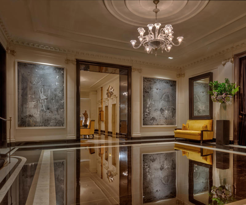 The Manner, The Surrey, a Corinthia Hotel, W New York-Union Square, The Ned NoMad, Crosby Street Hotel, The Ritz-Carlton New York, NoMad, The Carlyle, A Rosewood Hotel, Fouquet's New York, Park Hyatt New York, The Wall Street Hotel, Pendry Manhattan West, The Mercer, Hotel Chelsea, The Bowery Hotel, The Mark, The Fifth Avenue Hotel, Ace Hotel Brooklyn, The Lowell, ModernHaus Soho, Warren Street Hotel, Aman New York, The Langham, New York, Fifth Avenue, Freehand New York, Baccarat Hotel New York, Gansevoort Meatpacking NYC, Soho House New York, The Hoxton Williamsburg, The New York Edition, The Ludlow, 1 Hotel Brooklyn Bridge, The St. Regis New York, The Beekman, A Thompson Hotel, 33 Hotel, New York City, Seaport, The Pierre, A Taj Hotel, The Whitby Hotel, Casa Cipriani, Wythe Hotel, AKA Central Park, The Marlton Hotel