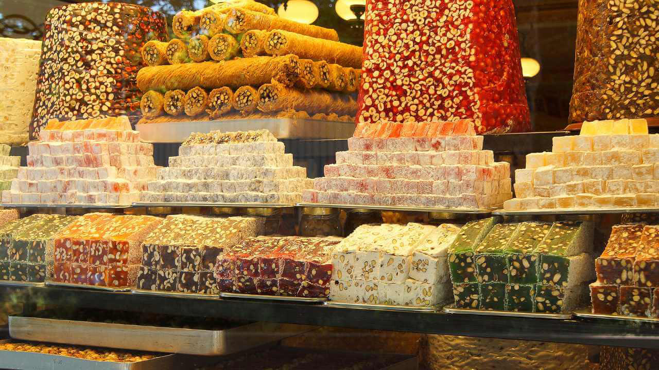 Mochi – Japan, Turkish Delight – Turkey, Baklava – Greece, Mango Sticky Rice – Thailand, Gelato – Italy, Swiss Chocolate – Switzerland, Chimney Cakes – Hungary, Tiramisu – Italy, Macarons – France, Apple Strudel – Austria, Churros – Mexico