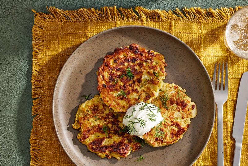   1. Herbed Cottage Cheese Biscuits ,   2. Cottage Cheese Pancakes With Cabbage and Dill ,   3. Squash and Plum Bowls ,   4. Wedge Salad With Cottage Cheese Ranch ,   5. Pineapple Cottage Cheese Pancakes ,   6. Cantaloupe Smoothie Bowl ,   7. Sweet Noodle Kugel ,   8. Spaghetti Pie ,   9. Easy Cheese Soufflan 