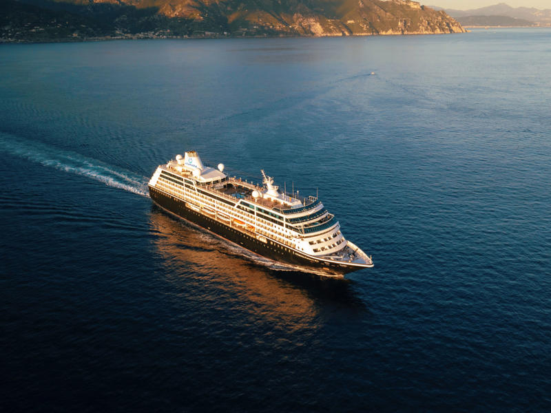 1. Transatlantic, Cunard: Westbound Transatlantic Crossing, 2. Galápagos Islands, Lindblad Expeditions: Exploring Galápagos, 3. World Cruise, Azamara: 2026 World Cruise, 4. Amazon River, Seabourn: Heart of the Amazon, 5. Northern lights, Fred. Olsen: In Search of the Northern Lights, 6. Alaska, Princess Cruises: Voyage of the Glaciers, 7. Antarctica, Silversea: King George Island
