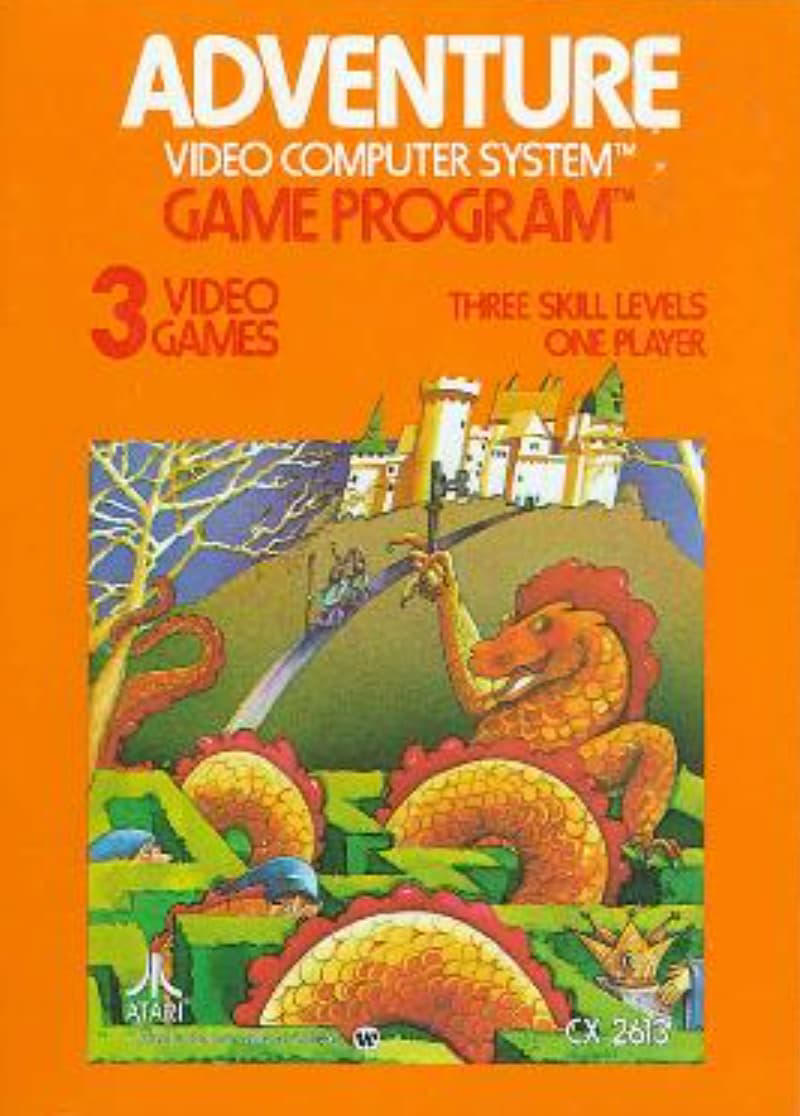 "Pac-Man", "Space Invaders", "Pitfall!", "Frogger", "Asteroids", "Defender", "E.T. the Extra-Terrestrial", "Ms. Pac-Man", "Demon Attack", "Night Driver", "Berzerk", "Centipede", "Warlords", "Breakout", "Adventure", "Laser Blast", "Freeway", "Kaboom!", "Yars' Revenge", "Atlantis", "Star Wars: The Empire Strikes Back", "Cosmic Ark", "Megamania", "Raiders of the Lost Ark"
