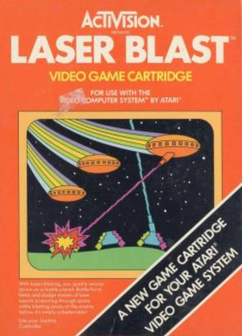 "Pac-Man", "Space Invaders", "Pitfall!", "Frogger", "Asteroids", "Defender", "E.T. the Extra-Terrestrial", "Ms. Pac-Man", "Demon Attack", "Night Driver", "Berzerk", "Centipede", "Warlords", "Breakout", "Adventure", "Laser Blast", "Freeway", "Kaboom!", "Yars' Revenge", "Atlantis", "Star Wars: The Empire Strikes Back", "Cosmic Ark", "Megamania", "Raiders of the Lost Ark"