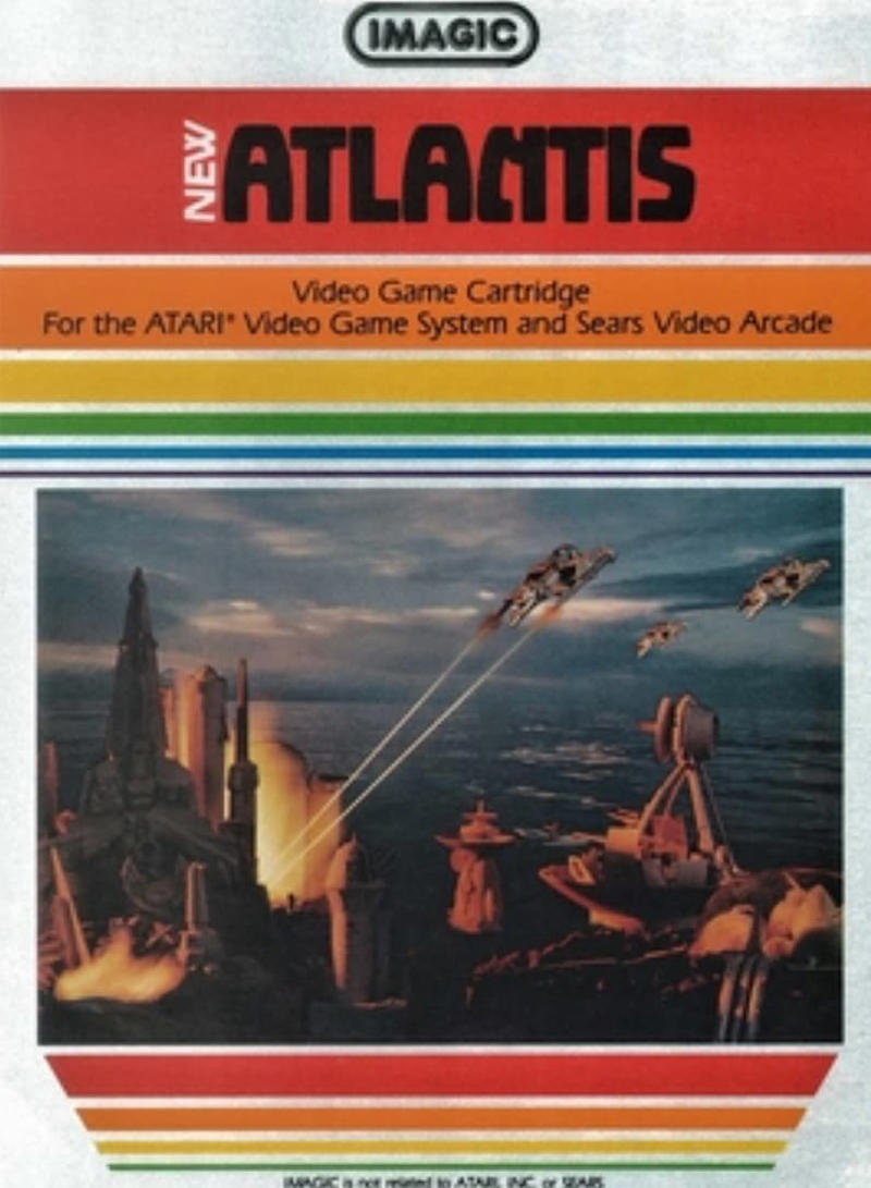 "Pac-Man", "Space Invaders", "Pitfall!", "Frogger", "Asteroids", "Defender", "E.T. the Extra-Terrestrial", "Ms. Pac-Man", "Demon Attack", "Night Driver", "Berzerk", "Centipede", "Warlords", "Breakout", "Adventure", "Laser Blast", "Freeway", "Kaboom!", "Yars' Revenge", "Atlantis", "Star Wars: The Empire Strikes Back", "Cosmic Ark", "Megamania", "Raiders of the Lost Ark"