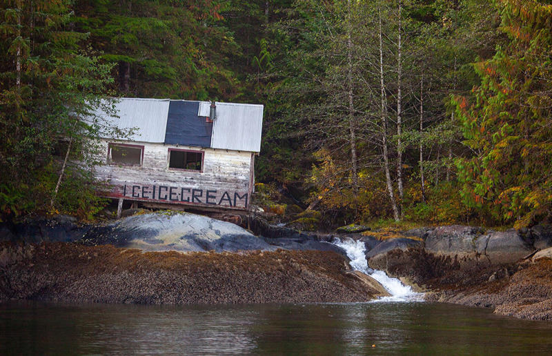 Butedale, British Columbia, Canada Relics of the past, Maunsell Sea Forts, UK, Beelitz-Heilstatten Hospital, Germany, Grange-over-Sands Lido, England, UK, Butedale, British Columbia, Canada, The North Wales Hospital, Wales, UK, Kolmanskop, Namibia, Hashima Island, Japan, Port Arthur, Australia, Imber Village, England, UK, Ellis Island Immigrant Hospital, New Jersey, USA, Bodie, California, USA, Kayakoy, Turkey, Oradour-sur-Glane, France, Poveglia, Italy, Deception Island, Antarctica