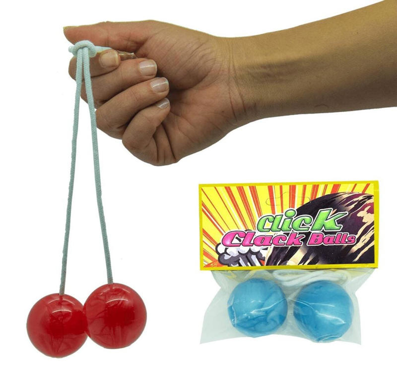 #4: Clackers #1: Cabbage Patch Snacktime Kids, #3: Slip ‘N Slide, #4: Clackers, #6: Moon Shoes, #7: Garbage Pail Kids, #9: Skip-It, #10: My Little Pony – Long Haired, #12: Aquanet Hairspray, #13: Bubble Lights, #15: Jelly Shoes, #16: Lite-Brite, #18: Lawn Pool Slides, #19: Pogo Balls, #21: Big Wheels, #22: Slap Bracelets, #24: Hang 10 Mini Hammocks, #25: Jarts, #27: Battlestar Galactica Colonial Viper, #28: Water Wiggle, #30: Rambo Toy Machine Gun, #31: Smoking Monkey Toy, #33: Sky Dancers