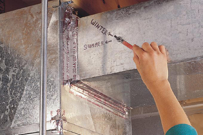 Fixing Heating and Air Conditioning, Check Your Filter, Start at the Thermostat, Run a Quick Power Test, Check Inside the Furnace , Check the Circuit Breaker, Make Sure Water Can Drain, Clean the Igniter, Check the Condensate Pump, Check the Safety Switch, Check to See if the Gas Valve Is On, A Humidifier Can Cause Your Furnace Filter to Clog, Check for Power, Can your Furnace Breathe?, Clean the Pilot, Check for Blocked Registers, Adjust the Damper, Does It Seem Like the A/C Isn’t Working?, Check For Mice and Other Pests, Check Fuses in the Disconnect Block , Investigate Your A/C’s Condenser Unit, Ways to Save Energy and Still Stay Warm During Winter