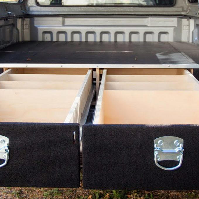 Truck Bed Drawers, Pickup Pool, DIY Truck Bed Caddy, Handy Cargo Hook, DIY Roll-On Bed Liner, Secure DIY Truck Bed Storage Solution, DIY Pickup Truck Bed Camper Cabinet, Truck Bed Reach Stick, Truck Bed Hammock, Slide-Out Truck Kitchen, Truck Bed Lights with LED Strips, About the Expert