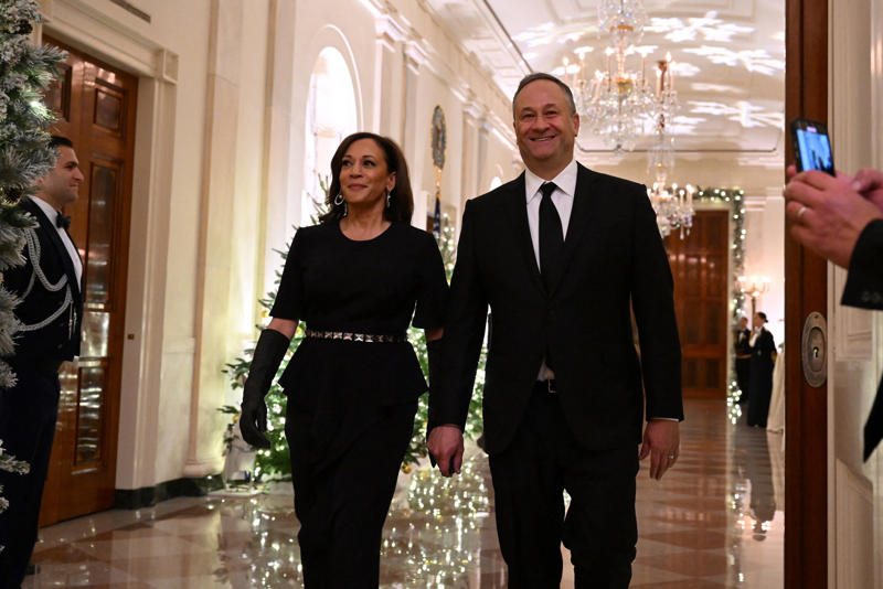 And her style has continued to evolve during her time as vice president. Over time, Harris began experimenting with more daring details for evening events., She also often dresses to support causes she cares about., Her style continued to evolve during her time as vice president., Statement gowns from young designers became a new staple for the politician., Harris seems especially fond of eveningwear covered in sparkles.