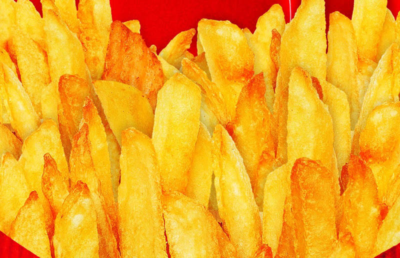 36. Curly fries, Burger King, various locations, 35. Soul Fries, Chicken Licken, various locations, South Africa, 34. Famous Grill’d Chips, Grill’d, various locations, Australia, 33. Potato Sticks, Bob’s, various locations, Brazil, 32. French fries, Quick, various locations, Belgium and France, 31. Cajun Style fries, Five Guys, various locations, 30. Fries, Supermac’s, various locations, Ireland, 29. Boardwalk fries, Thrasher's French Fries, various locations, USA, 28. French fries, Hesburger, various locations, 27. Bembos French fries, Bembos, various locations, Peru, 26. Waffle potato fries, Chick-fil-A, various locations, USA, 25. Fries, Frietboutique, various locations, Netherlands, 24. Crinkle-cut fries, Sibylla, various locations, Sweden and Finland, 23. Currywurst Special, Frittenwerk, various locations, Germany, 22. Groovy Fries, Sonic Drive-In, various locations, USA, 21. Fritz, Fritz European Fry House, Vancouver, Canada, 20. French fries, MOS Burger, various locations, 19. Rosemary Salted Chips, Honest Burger, various locations, UK, 18. Chips, Red Rooster, various locations, Australia, 17. Cheese fries, Shake Shack, various locations, 16. Smoked Meat Poutine, NomNomNom Poutine, Toronto, Canada, 15. French fries, Lotteria, various locations, 14. Classic fries, Lord of the Fries, various locations, Australia and New Zealand, 13. Fresh cut fries, Willy’s, Halifax, Canada, 12. Fries, Wendy’s, various locations, 11. French fries, 100 Montaditos, various locations, Spain, Italy and Portugal, 10. Trüffelfritten, Peter Pane Burgergrill &amp; Bar, various locations, Germany, 9. Nacho Fries, Taco Bell, various locations, 8. Waffle fries, Leon, various locations, UK, 7. Animal Style fries, In-N-Out, various locations, USA, 6. Yiayia’s Chips, Zeus Street Greek, various locations, Australia, 5. Frites, Friterie chez Bryan Aubange, Aubange, Belgium, 4. Crinkle-cut fries, Del Taco, various locations, USA, 3. Flamish Fries, Manneken Pis, various locations, Netherlands, 2. Frites, Chic Frite, Dunkirk, France