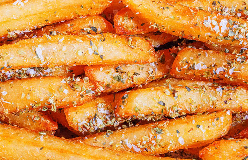 36. Curly fries, Burger King, various locations, 35. Soul Fries, Chicken Licken, various locations, South Africa, 34. Famous Grill’d Chips, Grill’d, various locations, Australia, 33. Potato Sticks, Bob’s, various locations, Brazil, 32. French fries, Quick, various locations, Belgium and France, 31. Cajun Style fries, Five Guys, various locations, 30. Fries, Supermac’s, various locations, Ireland, 29. Boardwalk fries, Thrasher's French Fries, various locations, USA, 28. French fries, Hesburger, various locations, 27. Bembos French fries, Bembos, various locations, Peru, 26. Waffle potato fries, Chick-fil-A, various locations, USA, 25. Fries, Frietboutique, various locations, Netherlands, 24. Crinkle-cut fries, Sibylla, various locations, Sweden and Finland, 23. Currywurst Special, Frittenwerk, various locations, Germany, 22. Groovy Fries, Sonic Drive-In, various locations, USA, 21. Fritz, Fritz European Fry House, Vancouver, Canada, 20. French fries, MOS Burger, various locations, 19. Rosemary Salted Chips, Honest Burger, various locations, UK, 18. Chips, Red Rooster, various locations, Australia, 17. Cheese fries, Shake Shack, various locations, 16. Smoked Meat Poutine, NomNomNom Poutine, Toronto, Canada, 15. French fries, Lotteria, various locations, 14. Classic fries, Lord of the Fries, various locations, Australia and New Zealand, 13. Fresh cut fries, Willy’s, Halifax, Canada, 12. Fries, Wendy’s, various locations, 11. French fries, 100 Montaditos, various locations, Spain, Italy and Portugal, 10. Trüffelfritten, Peter Pane Burgergrill &amp; Bar, various locations, Germany, 9. Nacho Fries, Taco Bell, various locations, 8. Waffle fries, Leon, various locations, UK, 7. Animal Style fries, In-N-Out, various locations, USA, 6. Yiayia’s Chips, Zeus Street Greek, various locations, Australia, 5. Frites, Friterie chez Bryan Aubange, Aubange, Belgium, 4. Crinkle-cut fries, Del Taco, various locations, USA, 3. Flamish Fries, Manneken Pis, various locations, Netherlands, 2. Frites, Chic Frite, Dunkirk, France