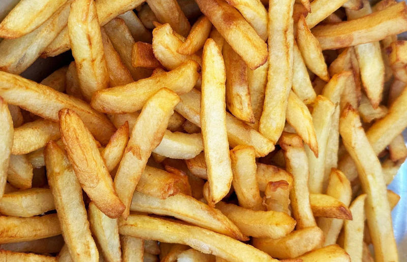 36. Curly fries, Burger King, various locations, 35. Soul Fries, Chicken Licken, various locations, South Africa, 34. Famous Grill’d Chips, Grill’d, various locations, Australia, 33. Potato Sticks, Bob’s, various locations, Brazil, 32. French fries, Quick, various locations, Belgium and France, 31. Cajun Style fries, Five Guys, various locations, 30. Fries, Supermac’s, various locations, Ireland, 29. Boardwalk fries, Thrasher's French Fries, various locations, USA, 28. French fries, Hesburger, various locations, 27. Bembos French fries, Bembos, various locations, Peru, 26. Waffle potato fries, Chick-fil-A, various locations, USA, 25. Fries, Frietboutique, various locations, Netherlands, 24. Crinkle-cut fries, Sibylla, various locations, Sweden and Finland, 23. Currywurst Special, Frittenwerk, various locations, Germany, 22. Groovy Fries, Sonic Drive-In, various locations, USA, 21. Fritz, Fritz European Fry House, Vancouver, Canada, 20. French fries, MOS Burger, various locations, 19. Rosemary Salted Chips, Honest Burger, various locations, UK, 18. Chips, Red Rooster, various locations, Australia, 17. Cheese fries, Shake Shack, various locations, 16. Smoked Meat Poutine, NomNomNom Poutine, Toronto, Canada, 15. French fries, Lotteria, various locations, 14. Classic fries, Lord of the Fries, various locations, Australia and New Zealand, 13. Fresh cut fries, Willy’s, Halifax, Canada, 12. Fries, Wendy’s, various locations, 11. French fries, 100 Montaditos, various locations, Spain, Italy and Portugal, 10. Trüffelfritten, Peter Pane Burgergrill &amp; Bar, various locations, Germany, 9. Nacho Fries, Taco Bell, various locations, 8. Waffle fries, Leon, various locations, UK, 7. Animal Style fries, In-N-Out, various locations, USA, 6. Yiayia’s Chips, Zeus Street Greek, various locations, Australia, 5. Frites, Friterie chez Bryan Aubange, Aubange, Belgium, 4. Crinkle-cut fries, Del Taco, various locations, USA, 3. Flamish Fries, Manneken Pis, various locations, Netherlands, 2. Frites, Chic Frite, Dunkirk, France