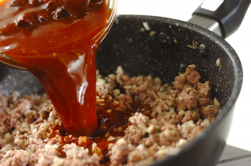 ・冷蔵保存の場合, ・冷凍保存の場合, （3）炒め物×肉味噌, （4）揚げ物×肉味噌, （6）グラタン×肉味噌