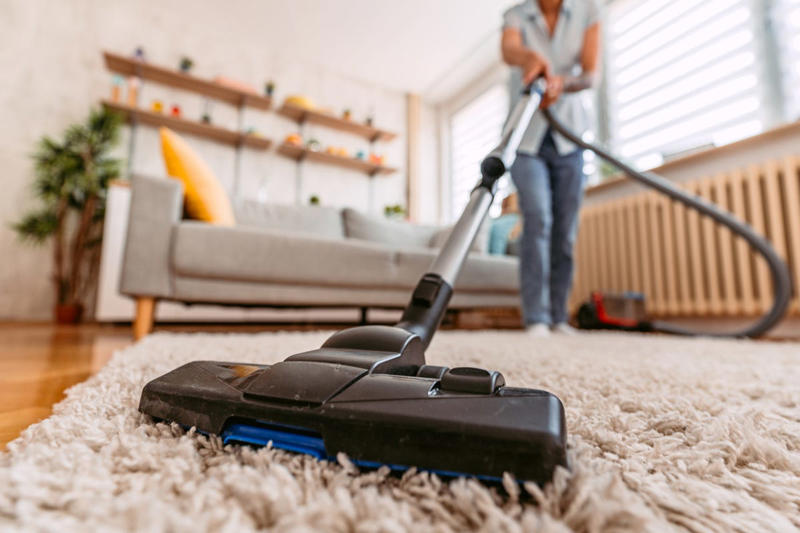 Zapping curtain static with hairspray. , Soaking your shower head in vinegar overnight., Storing linens with waxpaper., Running air vent covers in the dishwasher. , Wiping down windows with newspaper. , Soaking clothes in salt water to prevent color fading. , Using club soda to remove stains., Cleaning wood floors with vinegar. , Vacuuming ruins carpets., Running vinegar through your iron to clear clogged holes.