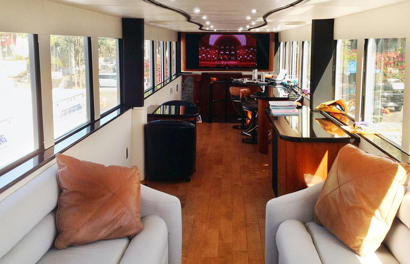 Simon Cowell's high-tech trailer The most amazing celebrity homes on wheels, Tom Hanks' bespoke Airstream, Jason Momoa’s EarthRoamer home, John Mayer's luxury expedition truck, Jamie Foxx's studio on wheels, Leonardo DiCaprio's motorhome mansion, Mariah Carey's mobile party pad, Simon Cowell's high-tech trailer, Timbaland's mobile music studio, Vin Diesel's opulent custom motorhome, Will Smith's 'The Heat', Jennifer Lopez's 'Lux Lounge', Matthew McConaughey’s vintage Airstream