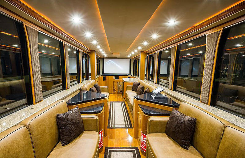 Will Smith's 'The Heat' The most amazing celebrity homes on wheels, Tom Hanks' bespoke Airstream, Jason Momoa’s EarthRoamer home, John Mayer's luxury expedition truck, Jamie Foxx's studio on wheels, Leonardo DiCaprio's motorhome mansion, Mariah Carey's mobile party pad, Simon Cowell's high-tech trailer, Timbaland's mobile music studio, Vin Diesel's opulent custom motorhome, Will Smith's 'The Heat', Jennifer Lopez's 'Lux Lounge', Matthew McConaughey’s vintage Airstream