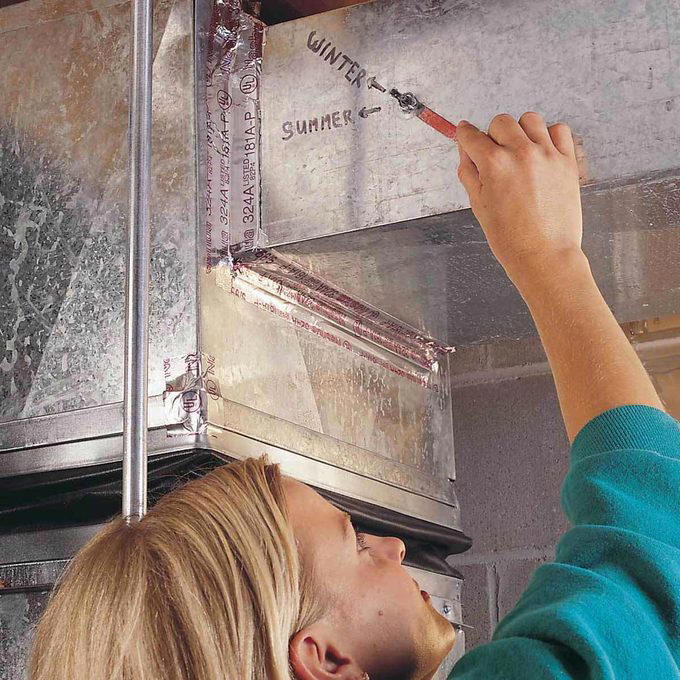 Cabinet Pulls, Replace a Torn Window Screen, Door Fixes, Paint a Room, Balance your Furnace Dampers, Leaky Faucet Repair, Caulking Refresh, Garage Storage Shelves, Build a Fire Pit, Hang a Ceiling Fan, Install a Wall-Mounted Television, Sink Trap Clean-Out, What kinds of tools do I need for DIY home improvement projects?, Can I rent tools for my DIY home improvement projects?