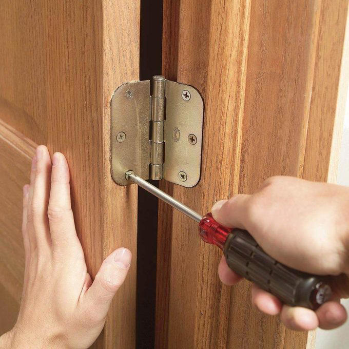 Cabinet Pulls, Replace a Torn Window Screen, Door Fixes, Paint a Room, Balance your Furnace Dampers, Leaky Faucet Repair, Caulking Refresh, Garage Storage Shelves, Build a Fire Pit, Hang a Ceiling Fan, Install a Wall-Mounted Television, Sink Trap Clean-Out, What kinds of tools do I need for DIY home improvement projects?, Can I rent tools for my DIY home improvement projects?