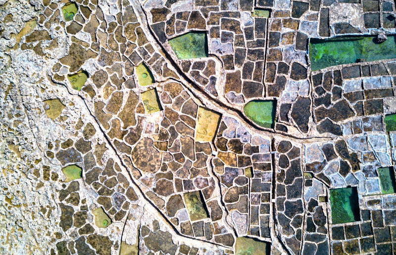 Bird's-eye views you won't believe are real, Konditaget Luders, Copenhagen, Denmark, Ajuda Botanical Garden, Lisbon, Portugal, Henningsvaer football pitch, Lofoten Islands, Norway, Guanajuato, Mexico, Innis Chonnel Castle, Loch Awe, Scotland, Tegallalang rice terraces, Indonesia, Hong Kong, Salt Pans, Gozo, Malta, Shark Fin Cove, Davenport, California, USA, Koh Lipe, Thailand, Golden Gate Bridge, San Francisco, California, USA, Grace Bay, Turks and Caicos Islands, Namib Desert, Namibia, Transfagarasan, Romania, Niagara Falls, Canada/USA, New York City, New York, USA, Road near Laki Volcano, Iceland, Atacama Desert, Chile, San Francisco, California, USA, Na Pali Coast State Wilderness Park, Kauai Island, Hawaii, USA, Yan'an Elevated Road Interchange, Shanghai, China, Navagio Beach, Zakynthos, Greece, Forests around Berthoud Pass, Colorado, USA, Maasai Mara National Reserve, Kenya, Estrada Marginal Norte, Peniche, Portugal, Twelve Apostles, Victoria, Australia, Wongwian Yai, Bangkok, Thailand, Choui Fong Tea Farm, Thailand, Rogers Centre, Toronto, Canada, Silhouette Island, Seychelles, Richfield County Park, Davison, Michigan, USA, Fez, Morocco, Cleopatra Beach, Turkey, Okavango Delta, Botswana, Ningaloo Marine Park, Exmouth, Australia, Mekong Delta, Vietnam, Copacabana Beach, Rio de Janeiro, Brazil, Rheinschlucht, Versam, Switzerland, Colonia de Sant Jordi, Ses Salines, Mallorca, Spain, Sheikh Zayed Road Interchange 1, Dubai, UAE, Zhangye National Geopark, China, Lavender fields in Provence, France, Shifen Waterfall, Taiwan, Misfat Al Abriyeen, Oman, Dubrovnik, Croatia, Clarence Battery, Guernsey, UK, Hverir Geothermal Area, Iceland, Chapman Peak Drive, Cape Town, South Africa, Ronda, Malaga, Spain, Jokulsarlon, Iceland, Rub' Al Khali, Arabian Desert, Vaavu Atoll, Maldives, Bled Island, Slovenia, Gorreana Tea Factory, the Azores, Portugal, Pyrgos Kallistis, Santorini, Greece, Croyde Bay, Devon, UK, Bay of Kotor, Montenegro, Joffre Lakes Provincial Park, Canada, Grand Prismatic Spring, Yellowstone National Park, Wyoming, USA