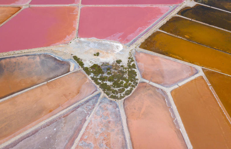 Bird's-eye views you won't believe are real, Konditaget Luders, Copenhagen, Denmark, Ajuda Botanical Garden, Lisbon, Portugal, Henningsvaer football pitch, Lofoten Islands, Norway, Guanajuato, Mexico, Innis Chonnel Castle, Loch Awe, Scotland, Tegallalang rice terraces, Indonesia, Hong Kong, Salt Pans, Gozo, Malta, Shark Fin Cove, Davenport, California, USA, Koh Lipe, Thailand, Golden Gate Bridge, San Francisco, California, USA, Grace Bay, Turks and Caicos Islands, Namib Desert, Namibia, Transfagarasan, Romania, Niagara Falls, Canada/USA, New York City, New York, USA, Road near Laki Volcano, Iceland, Atacama Desert, Chile, San Francisco, California, USA, Na Pali Coast State Wilderness Park, Kauai Island, Hawaii, USA, Yan'an Elevated Road Interchange, Shanghai, China, Navagio Beach, Zakynthos, Greece, Forests around Berthoud Pass, Colorado, USA, Maasai Mara National Reserve, Kenya, Estrada Marginal Norte, Peniche, Portugal, Twelve Apostles, Victoria, Australia, Wongwian Yai, Bangkok, Thailand, Choui Fong Tea Farm, Thailand, Rogers Centre, Toronto, Canada, Silhouette Island, Seychelles, Richfield County Park, Davison, Michigan, USA, Fez, Morocco, Cleopatra Beach, Turkey, Okavango Delta, Botswana, Ningaloo Marine Park, Exmouth, Australia, Mekong Delta, Vietnam, Copacabana Beach, Rio de Janeiro, Brazil, Rheinschlucht, Versam, Switzerland, Colonia de Sant Jordi, Ses Salines, Mallorca, Spain, Sheikh Zayed Road Interchange 1, Dubai, UAE, Zhangye National Geopark, China, Lavender fields in Provence, France, Shifen Waterfall, Taiwan, Misfat Al Abriyeen, Oman, Dubrovnik, Croatia, Clarence Battery, Guernsey, UK, Hverir Geothermal Area, Iceland, Chapman Peak Drive, Cape Town, South Africa, Ronda, Malaga, Spain, Jokulsarlon, Iceland, Rub' Al Khali, Arabian Desert, Vaavu Atoll, Maldives, Bled Island, Slovenia, Gorreana Tea Factory, the Azores, Portugal, Pyrgos Kallistis, Santorini, Greece, Croyde Bay, Devon, UK, Bay of Kotor, Montenegro, Joffre Lakes Provincial Park, Canada, Grand Prismatic Spring, Yellowstone National Park, Wyoming, USA