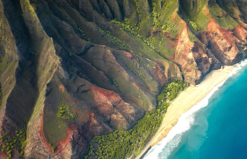 Bird's-eye views you won't believe are real, Konditaget Luders, Copenhagen, Denmark, Ajuda Botanical Garden, Lisbon, Portugal, Henningsvaer football pitch, Lofoten Islands, Norway, Guanajuato, Mexico, Innis Chonnel Castle, Loch Awe, Scotland, Tegallalang rice terraces, Indonesia, Hong Kong, Salt Pans, Gozo, Malta, Shark Fin Cove, Davenport, California, USA, Koh Lipe, Thailand, Golden Gate Bridge, San Francisco, California, USA, Grace Bay, Turks and Caicos Islands, Namib Desert, Namibia, Transfagarasan, Romania, Niagara Falls, Canada/USA, New York City, New York, USA, Road near Laki Volcano, Iceland, Atacama Desert, Chile, San Francisco, California, USA, Na Pali Coast State Wilderness Park, Kauai Island, Hawaii, USA, Yan'an Elevated Road Interchange, Shanghai, China, Navagio Beach, Zakynthos, Greece, Forests around Berthoud Pass, Colorado, USA, Maasai Mara National Reserve, Kenya, Estrada Marginal Norte, Peniche, Portugal, Twelve Apostles, Victoria, Australia, Wongwian Yai, Bangkok, Thailand, Choui Fong Tea Farm, Thailand, Rogers Centre, Toronto, Canada, Silhouette Island, Seychelles, Richfield County Park, Davison, Michigan, USA, Fez, Morocco, Cleopatra Beach, Turkey, Okavango Delta, Botswana, Ningaloo Marine Park, Exmouth, Australia, Mekong Delta, Vietnam, Copacabana Beach, Rio de Janeiro, Brazil, Rheinschlucht, Versam, Switzerland, Colonia de Sant Jordi, Ses Salines, Mallorca, Spain, Sheikh Zayed Road Interchange 1, Dubai, UAE, Zhangye National Geopark, China, Lavender fields in Provence, France, Shifen Waterfall, Taiwan, Misfat Al Abriyeen, Oman, Dubrovnik, Croatia, Clarence Battery, Guernsey, UK, Hverir Geothermal Area, Iceland, Chapman Peak Drive, Cape Town, South Africa, Ronda, Malaga, Spain, Jokulsarlon, Iceland, Rub' Al Khali, Arabian Desert, Vaavu Atoll, Maldives, Bled Island, Slovenia, Gorreana Tea Factory, the Azores, Portugal, Pyrgos Kallistis, Santorini, Greece, Croyde Bay, Devon, UK, Bay of Kotor, Montenegro, Joffre Lakes Provincial Park, Canada, Grand Prismatic Spring, Yellowstone National Park, Wyoming, USA