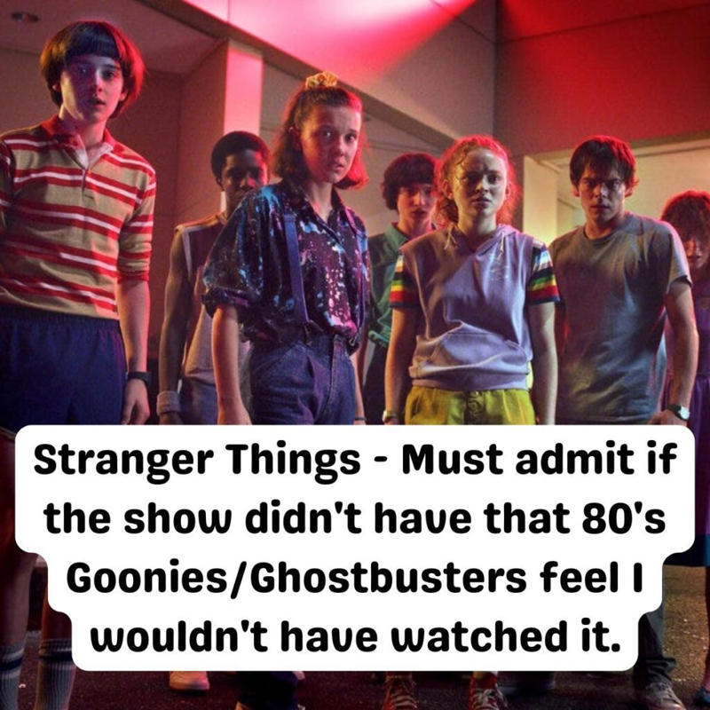 #28: Stranger Things #1: Full Up on Full House, #3: College Trauma, #4: Post Mortem Praise, #6: A New Low, #7: An Unpopular Opinion, #9: Seat Belt? What’s That?, #10: Ahead of Your Time, #12: Capitalizing on Nostalgia, #13: The Dino Shape Made It Tastier, #15: The Golden Sponge with a Creamy Filling, #16: Another Outdated Nickelodeon Project, #18: It’s a Classic, #19: Super-Sized Nostalgia, #21: Gotta Catch ‘Em All, #22: To Each Their Own, #24: Play That Funky Music, #25: Nostalgic TV, #27: Just 70s Things, #28: Stranger Things, #30: They Always Get a Free Pass, #31: Spotify is Better, #33: Casual Friday Everyday