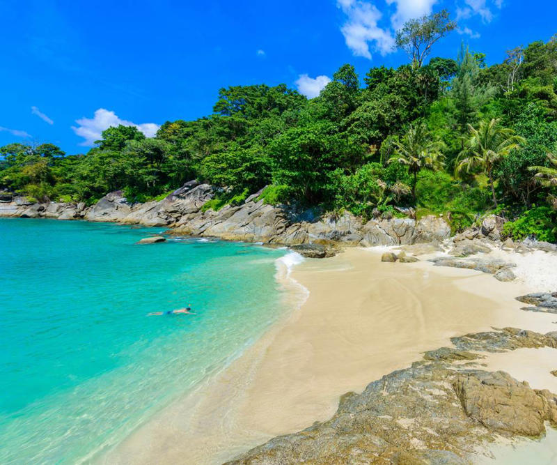 23. Freedom Beach - Thailand 50. Rabbit Beach - Italy, 49. Eagle Beach - Aruba, 48. Kynance Cove - United Kingdom, 47. Varadero Beach - Cuba, 46. Cathedral Cove Beach - New Zealand, 45. Bon Bon Beach - Philippines, 44. Henderson Beach - Florida, United States, 43. Cayo Levantado - Dominican Republic, 42. Pipe Creek Sandbar - Bahamas, 41. Diamond Beach - Iceland, 40. Kapalua Bay Beach - Hawaii, United States, 39. Kelingking Beach - Indonesia, 38. Playa Xpu Ha - Mexico, 37. Colombier Beach - St Barth, 36. Kelebekler Vadisi - Turkey, 35. Baia do Sancho - Brazil, 34. Grand Anse - Grenada, 33. Wharton Beach - Australia, 32. Boulders Beach - South Africa, 31. Cayo Zapatilla - Panama, 30. Maundays Bay - Anguilla, 29. Fteri Beach - Greece, 28. Horseshoe Bay - Bermuda, 27. Grote Knip - Curaçao, 26. Seven Mile Beach - Cayman Islands, 25. Praia da Marinha - Portugal, 24. Cayo de Agua - Venezuela, 23. Freedom Beach - Thailand, 22. Anse Source D'Argent - Seychelles, 21. Gardner Bay - Ecuador, 20. Anchor Bay Beach - Australia, 19. Cala Goloritze - Italy, 18. Puinn Sand Beach - Norway, 17. Grace Bay - Turks and Caicos, 16. Playa Balandra - Mexico, 15. One Foot Island - Cook Islands, 14. Lanikai Beach - Hawaii, United States, 13. Aharen Beach - Japan, 12. Le Morne Beach - Mauritius, 11. Calo des Moro - Spain, 10. Horse Shoe Island - Myanmar, 09. Green Lagoon - French Polynesia, 08. Anse Georgette - Seychelles, 07. Pink Beach - Indonesia, 06. Turquoise Bay - Australia, 05. Voutoumi Beach - Greece, 04. Entalula Beach - Philippines, 03. Meads Bay - Anguilla, 02. Cala Mariolu - Italy, 01. Trunk Bay, St. John - US Virgin Islands