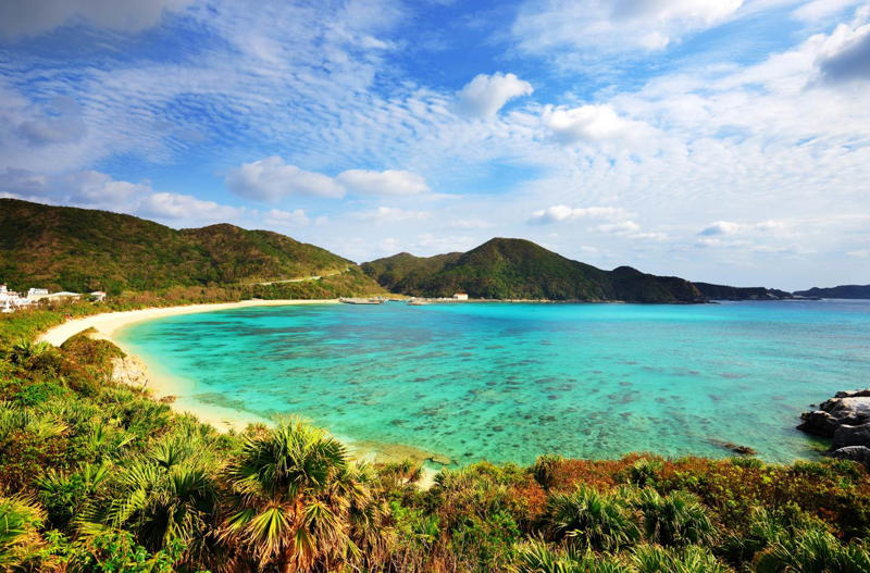 13. Aharen Beach - Japan 50. Rabbit Beach - Italy, 49. Eagle Beach - Aruba, 48. Kynance Cove - United Kingdom, 47. Varadero Beach - Cuba, 46. Cathedral Cove Beach - New Zealand, 45. Bon Bon Beach - Philippines, 44. Henderson Beach - Florida, United States, 43. Cayo Levantado - Dominican Republic, 42. Pipe Creek Sandbar - Bahamas, 41. Diamond Beach - Iceland, 40. Kapalua Bay Beach - Hawaii, United States, 39. Kelingking Beach - Indonesia, 38. Playa Xpu Ha - Mexico, 37. Colombier Beach - St Barth, 36. Kelebekler Vadisi - Turkey, 35. Baia do Sancho - Brazil, 34. Grand Anse - Grenada, 33. Wharton Beach - Australia, 32. Boulders Beach - South Africa, 31. Cayo Zapatilla - Panama, 30. Maundays Bay - Anguilla, 29. Fteri Beach - Greece, 28. Horseshoe Bay - Bermuda, 27. Grote Knip - Curaçao, 26. Seven Mile Beach - Cayman Islands, 25. Praia da Marinha - Portugal, 24. Cayo de Agua - Venezuela, 23. Freedom Beach - Thailand, 22. Anse Source D'Argent - Seychelles, 21. Gardner Bay - Ecuador, 20. Anchor Bay Beach - Australia, 19. Cala Goloritze - Italy, 18. Puinn Sand Beach - Norway, 17. Grace Bay - Turks and Caicos, 16. Playa Balandra - Mexico, 15. One Foot Island - Cook Islands, 14. Lanikai Beach - Hawaii, United States, 13. Aharen Beach - Japan, 12. Le Morne Beach - Mauritius, 11. Calo des Moro - Spain, 10. Horse Shoe Island - Myanmar, 09. Green Lagoon - French Polynesia, 08. Anse Georgette - Seychelles, 07. Pink Beach - Indonesia, 06. Turquoise Bay - Australia, 05. Voutoumi Beach - Greece, 04. Entalula Beach - Philippines, 03. Meads Bay - Anguilla, 02. Cala Mariolu - Italy, 01. Trunk Bay, St. John - US Virgin Islands