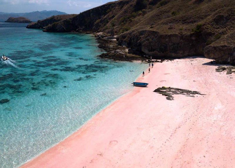 07. Pink Beach - Indonesia 50. Rabbit Beach - Italy, 49. Eagle Beach - Aruba, 48. Kynance Cove - United Kingdom, 47. Varadero Beach - Cuba, 46. Cathedral Cove Beach - New Zealand, 45. Bon Bon Beach - Philippines, 44. Henderson Beach - Florida, United States, 43. Cayo Levantado - Dominican Republic, 42. Pipe Creek Sandbar - Bahamas, 41. Diamond Beach - Iceland, 40. Kapalua Bay Beach - Hawaii, United States, 39. Kelingking Beach - Indonesia, 38. Playa Xpu Ha - Mexico, 37. Colombier Beach - St Barth, 36. Kelebekler Vadisi - Turkey, 35. Baia do Sancho - Brazil, 34. Grand Anse - Grenada, 33. Wharton Beach - Australia, 32. Boulders Beach - South Africa, 31. Cayo Zapatilla - Panama, 30. Maundays Bay - Anguilla, 29. Fteri Beach - Greece, 28. Horseshoe Bay - Bermuda, 27. Grote Knip - Curaçao, 26. Seven Mile Beach - Cayman Islands, 25. Praia da Marinha - Portugal, 24. Cayo de Agua - Venezuela, 23. Freedom Beach - Thailand, 22. Anse Source D'Argent - Seychelles, 21. Gardner Bay - Ecuador, 20. Anchor Bay Beach - Australia, 19. Cala Goloritze - Italy, 18. Puinn Sand Beach - Norway, 17. Grace Bay - Turks and Caicos, 16. Playa Balandra - Mexico, 15. One Foot Island - Cook Islands, 14. Lanikai Beach - Hawaii, United States, 13. Aharen Beach - Japan, 12. Le Morne Beach - Mauritius, 11. Calo des Moro - Spain, 10. Horse Shoe Island - Myanmar, 09. Green Lagoon - French Polynesia, 08. Anse Georgette - Seychelles, 07. Pink Beach - Indonesia, 06. Turquoise Bay - Australia, 05. Voutoumi Beach - Greece, 04. Entalula Beach - Philippines, 03. Meads Bay - Anguilla, 02. Cala Mariolu - Italy, 01. Trunk Bay, St. John - US Virgin Islands