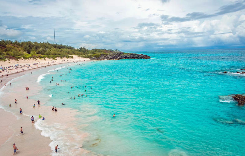 28. Horseshoe Bay - Bermuda 50. Rabbit Beach - Italy, 49. Eagle Beach - Aruba, 48. Kynance Cove - United Kingdom, 47. Varadero Beach - Cuba, 46. Cathedral Cove Beach - New Zealand, 45. Bon Bon Beach - Philippines, 44. Henderson Beach - Florida, United States, 43. Cayo Levantado - Dominican Republic, 42. Pipe Creek Sandbar - Bahamas, 41. Diamond Beach - Iceland, 40. Kapalua Bay Beach - Hawaii, United States, 39. Kelingking Beach - Indonesia, 38. Playa Xpu Ha - Mexico, 37. Colombier Beach - St Barth, 36. Kelebekler Vadisi - Turkey, 35. Baia do Sancho - Brazil, 34. Grand Anse - Grenada, 33. Wharton Beach - Australia, 32. Boulders Beach - South Africa, 31. Cayo Zapatilla - Panama, 30. Maundays Bay - Anguilla, 29. Fteri Beach - Greece, 28. Horseshoe Bay - Bermuda, 27. Grote Knip - Curaçao, 26. Seven Mile Beach - Cayman Islands, 25. Praia da Marinha - Portugal, 24. Cayo de Agua - Venezuela, 23. Freedom Beach - Thailand, 22. Anse Source D'Argent - Seychelles, 21. Gardner Bay - Ecuador, 20. Anchor Bay Beach - Australia, 19. Cala Goloritze - Italy, 18. Puinn Sand Beach - Norway, 17. Grace Bay - Turks and Caicos, 16. Playa Balandra - Mexico, 15. One Foot Island - Cook Islands, 14. Lanikai Beach - Hawaii, United States, 13. Aharen Beach - Japan, 12. Le Morne Beach - Mauritius, 11. Calo des Moro - Spain, 10. Horse Shoe Island - Myanmar, 09. Green Lagoon - French Polynesia, 08. Anse Georgette - Seychelles, 07. Pink Beach - Indonesia, 06. Turquoise Bay - Australia, 05. Voutoumi Beach - Greece, 04. Entalula Beach - Philippines, 03. Meads Bay - Anguilla, 02. Cala Mariolu - Italy, 01. Trunk Bay, St. John - US Virgin Islands