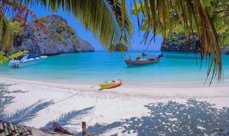 10. Horse Shoe Island - Myanmar 50. Rabbit Beach - Italy, 49. Eagle Beach - Aruba, 48. Kynance Cove - United Kingdom, 47. Varadero Beach - Cuba, 46. Cathedral Cove Beach - New Zealand, 45. Bon Bon Beach - Philippines, 44. Henderson Beach - Florida, United States, 43. Cayo Levantado - Dominican Republic, 42. Pipe Creek Sandbar - Bahamas, 41. Diamond Beach - Iceland, 40. Kapalua Bay Beach - Hawaii, United States, 39. Kelingking Beach - Indonesia, 38. Playa Xpu Ha - Mexico, 37. Colombier Beach - St Barth, 36. Kelebekler Vadisi - Turkey, 35. Baia do Sancho - Brazil, 34. Grand Anse - Grenada, 33. Wharton Beach - Australia, 32. Boulders Beach - South Africa, 31. Cayo Zapatilla - Panama, 30. Maundays Bay - Anguilla, 29. Fteri Beach - Greece, 28. Horseshoe Bay - Bermuda, 27. Grote Knip - Curaçao, 26. Seven Mile Beach - Cayman Islands, 25. Praia da Marinha - Portugal, 24. Cayo de Agua - Venezuela, 23. Freedom Beach - Thailand, 22. Anse Source D'Argent - Seychelles, 21. Gardner Bay - Ecuador, 20. Anchor Bay Beach - Australia, 19. Cala Goloritze - Italy, 18. Puinn Sand Beach - Norway, 17. Grace Bay - Turks and Caicos, 16. Playa Balandra - Mexico, 15. One Foot Island - Cook Islands, 14. Lanikai Beach - Hawaii, United States, 13. Aharen Beach - Japan, 12. Le Morne Beach - Mauritius, 11. Calo des Moro - Spain, 10. Horse Shoe Island - Myanmar, 09. Green Lagoon - French Polynesia, 08. Anse Georgette - Seychelles, 07. Pink Beach - Indonesia, 06. Turquoise Bay - Australia, 05. Voutoumi Beach - Greece, 04. Entalula Beach - Philippines, 03. Meads Bay - Anguilla, 02. Cala Mariolu - Italy, 01. Trunk Bay, St. John - US Virgin Islands