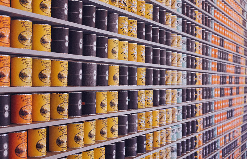 Canned goods, Pickled vegetables, Chocolate, Salad mixes, Frozen foods, Crackers, Salad dressing, Peanut butter, Hard cheese