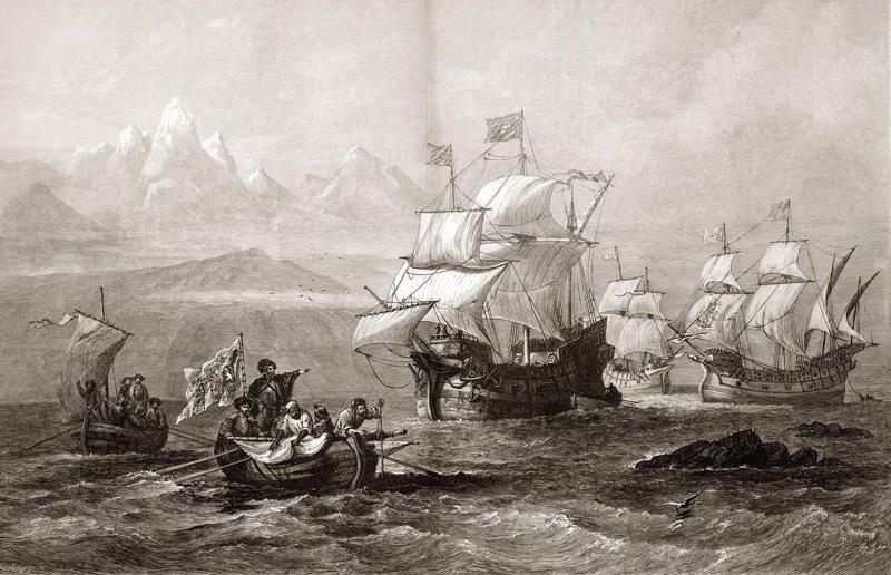 Ferdinand Magellan was the first person to sail around the world Fact from fiction, President Kennedy told a crowd he was a jelly donut, Napoleon was short, Greek and Roman statues were white, Great Britain stood alone against the Nazis, Ferdinand Magellan was the first person to sail around the world, Vikings wore horns on their helmets, Marie Antoinette said "let them eat cake", Medieval people thought the world was flat, Castles poured boiling oil off their battlements, Gladiator contests were fought to the death, The Taj Mahal’s builders were mutilated, The Aztecs thought Hernan Cortes and the conquistadors were gods, Einstein failed maths at school, Julius Caesar was emperor of Rome, The iron maiden was a medieval torture device, Christopher Columbus discovered America, World War I was the deadliest war in history in its time, The Brothers Grimm wrote many famous fairytales, The Great Wall of China is visible from space, Cleopatra was Egyptian, Rome was one of history’s largest empires, The pyramids were built by slaves, Pirates regularly buried their treasure, Betsy Ross designed the American flag, Captain Cook discovered Australia